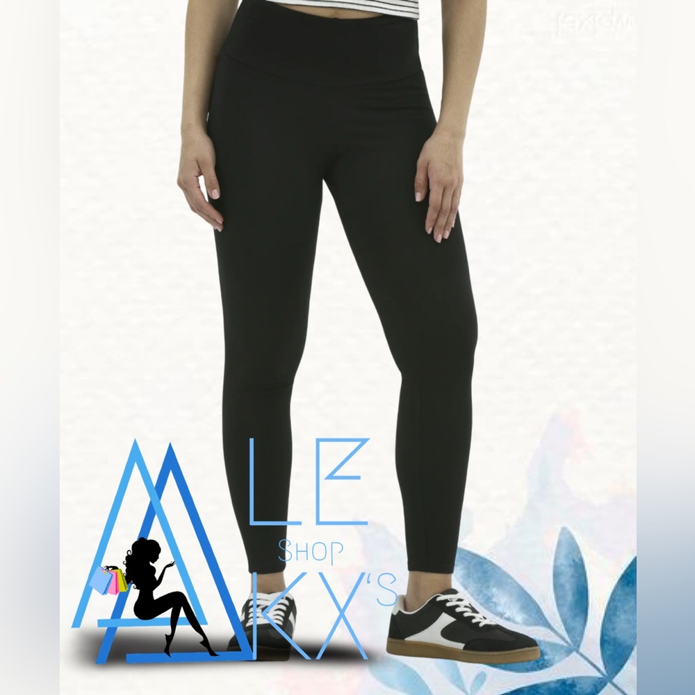 Pack of 3 ankle leggings.  Black soot.  size XXL(20)